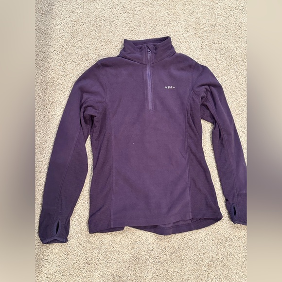OutFitter Jackets & Blazers - Purple Fleece Quarter Zip Vail